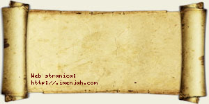 Isidora Vodeničar vizit kartica